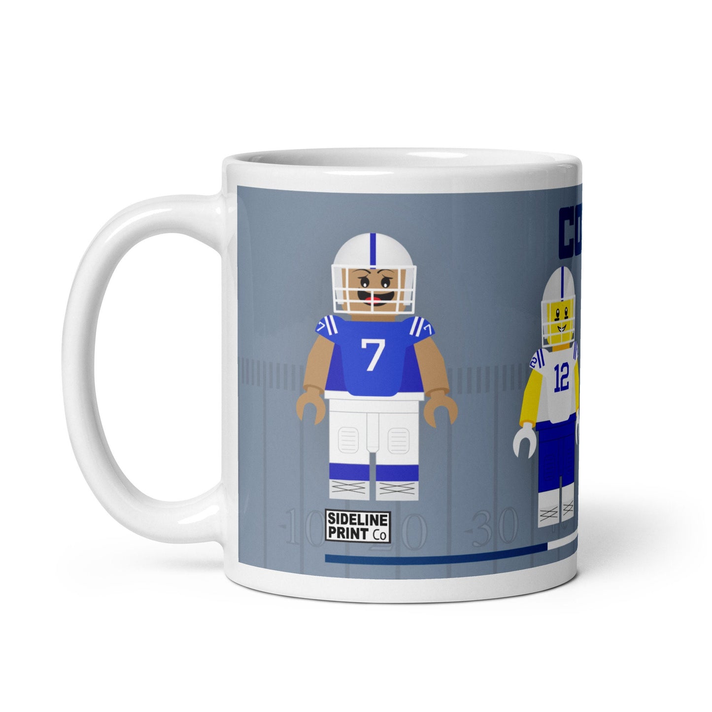 Indianapolis Colts Block Men Team Mug