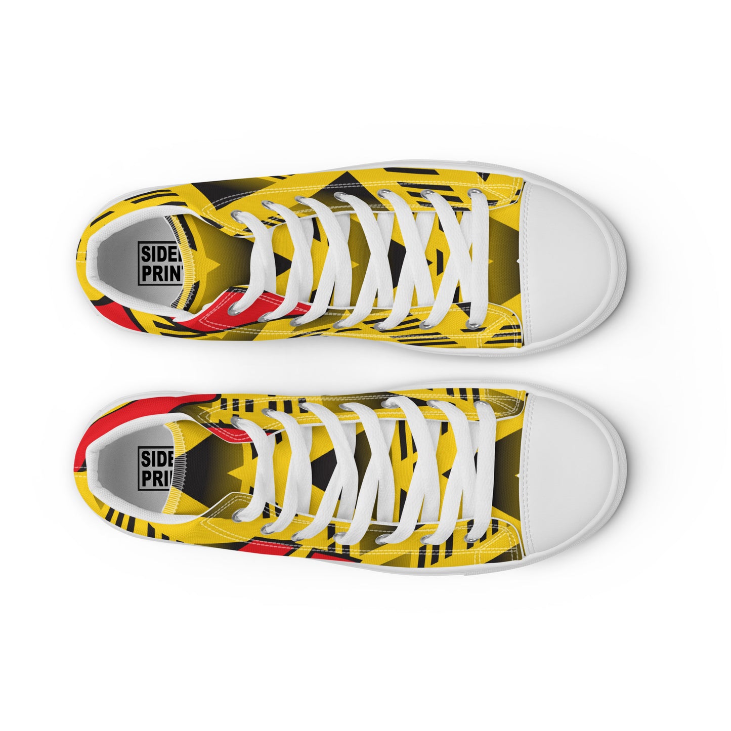 Men’s high top canvas shoes - Arsenal 'Bruised Banana'