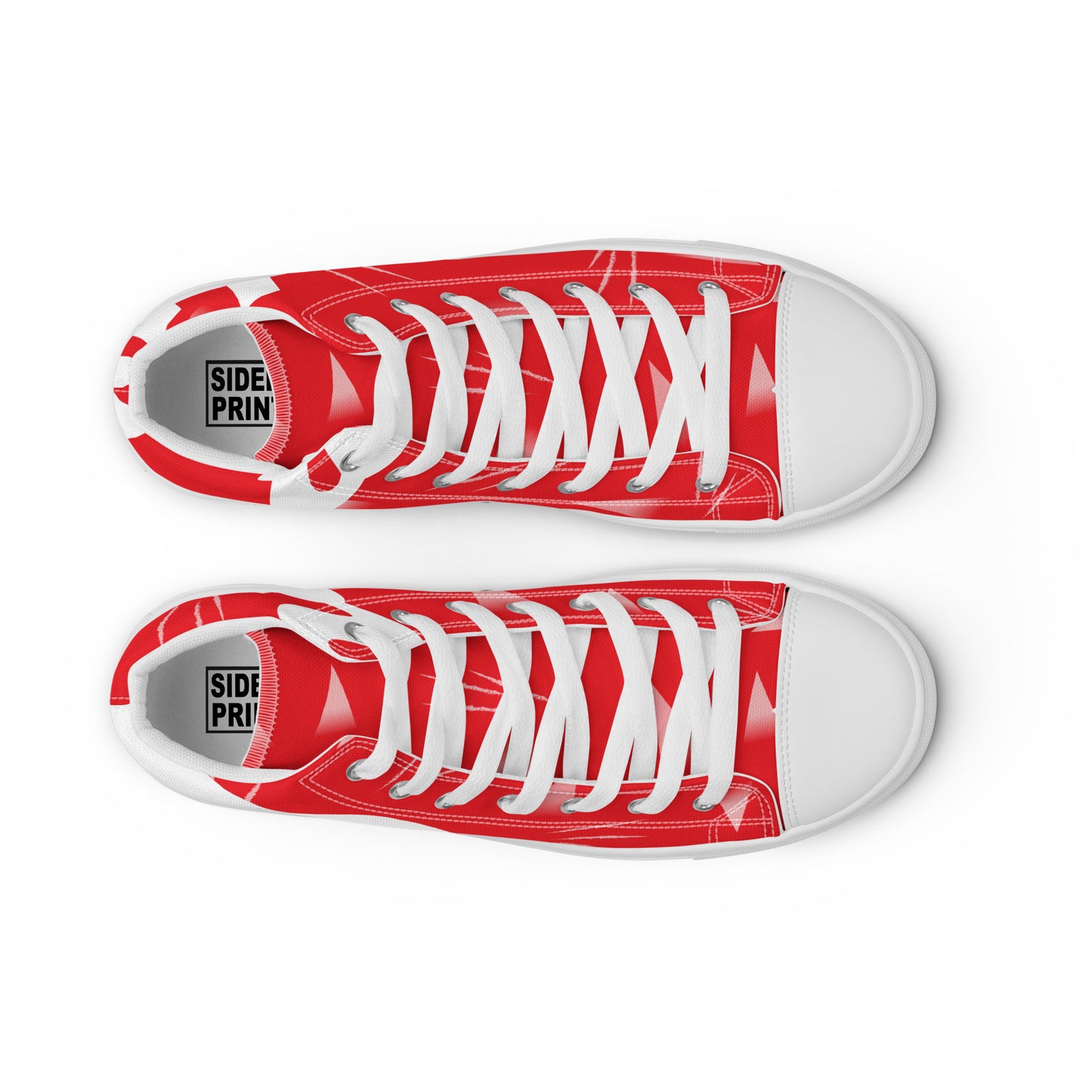 Men’s high top canvas shoes - Liverpool 'Red Candy'