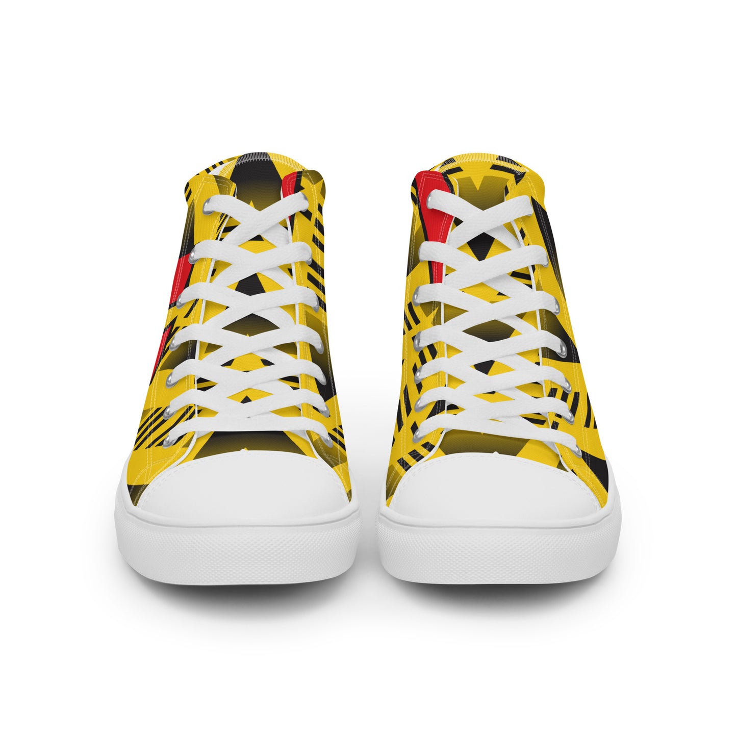 Men’s high top canvas shoes - Arsenal 'Bruised Banana'