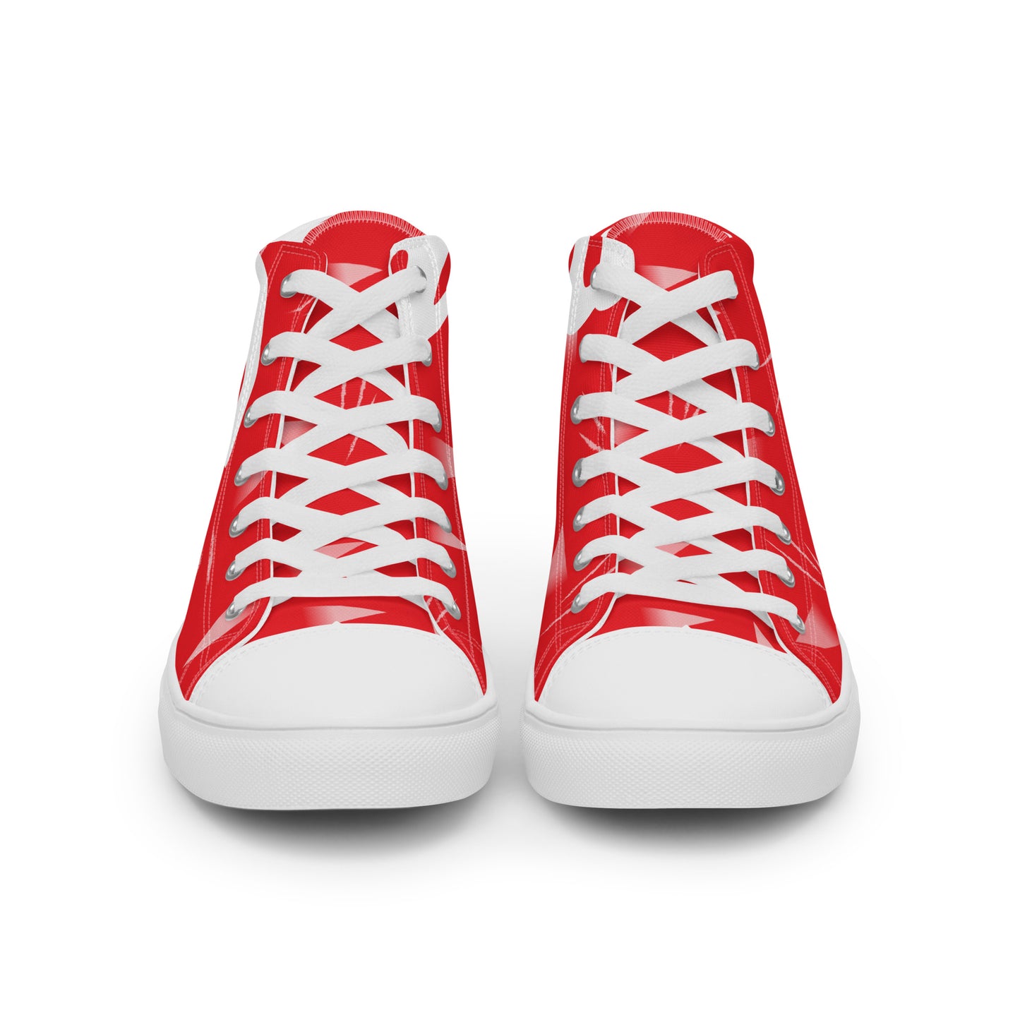 Men’s high top canvas shoes - Liverpool 'Red Candy'