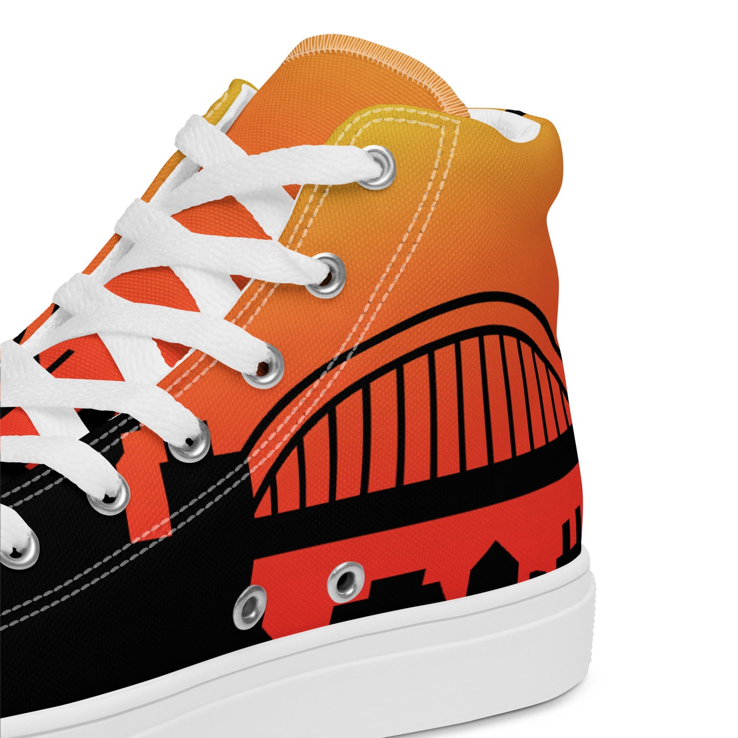 Men’s high top canvas shoes - Newcastle United 'Sunrise'