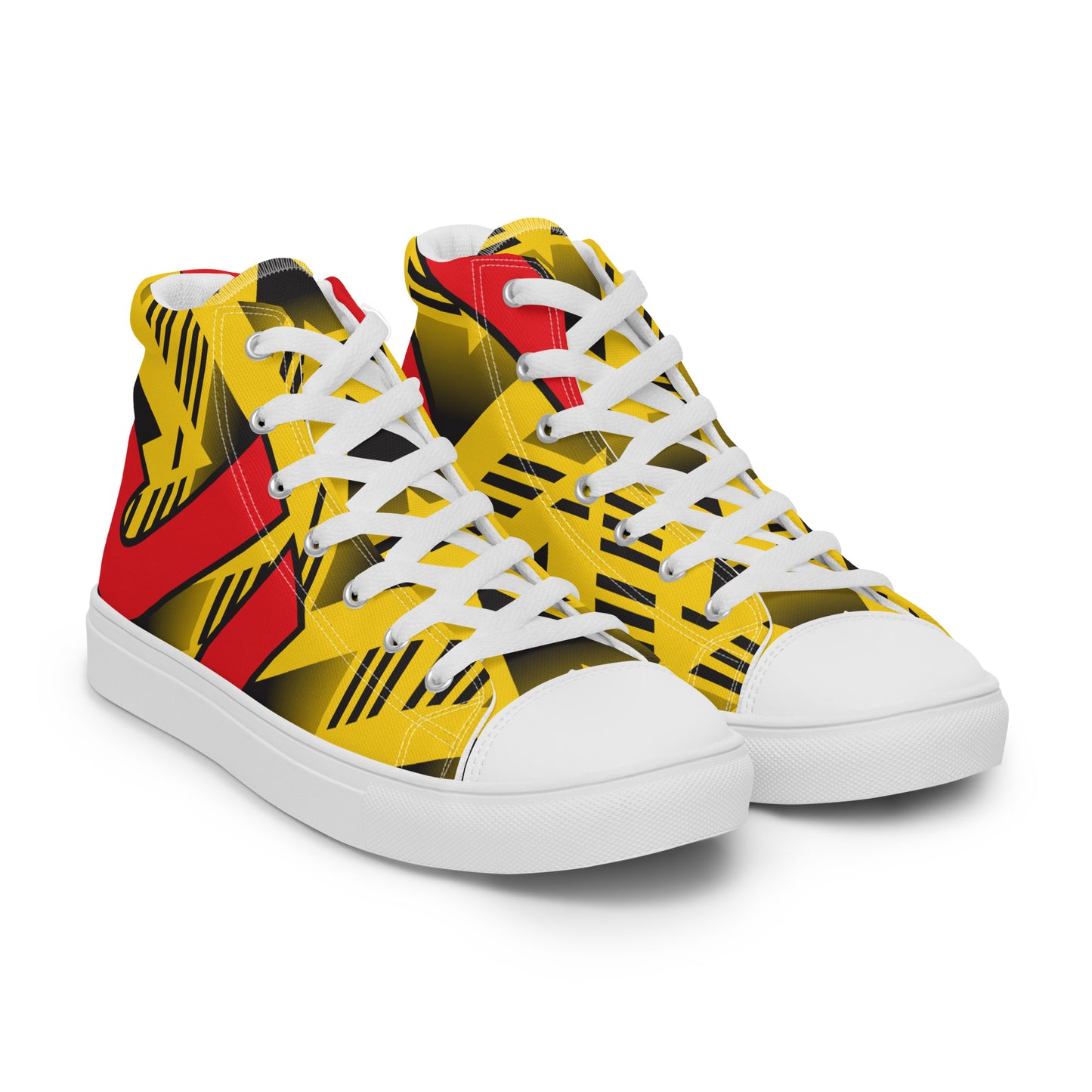 Men’s high top canvas shoes - Arsenal 'Bruised Banana'