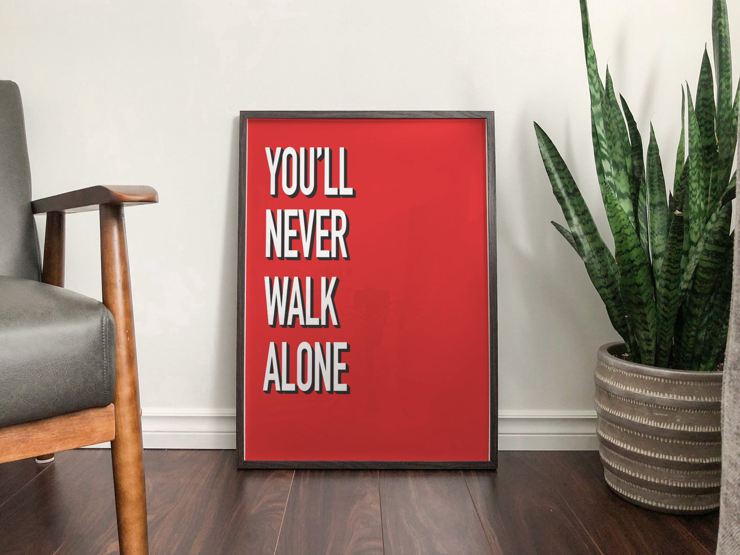 Liverpool F.C - 'You'll Never Walk Alone' Art Print