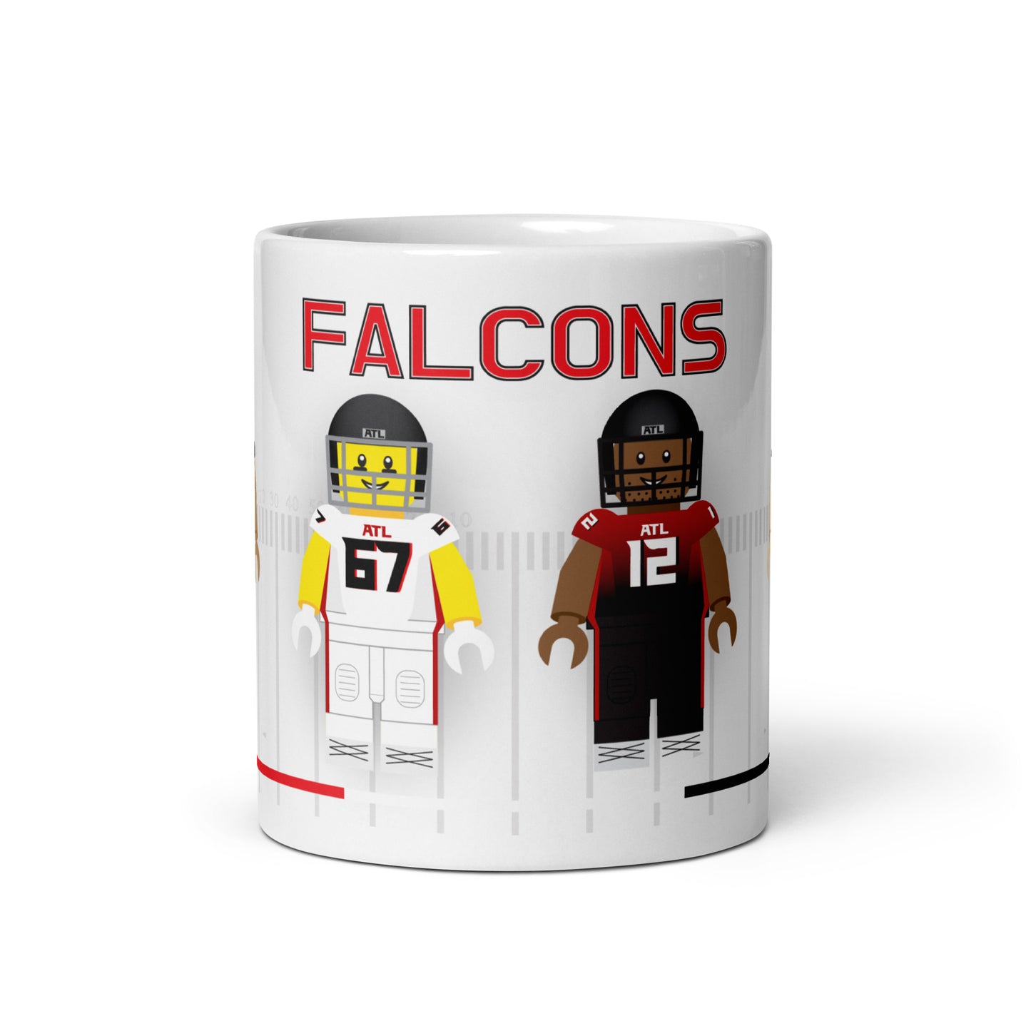 Atlanta Falcons Block Men Team Mug