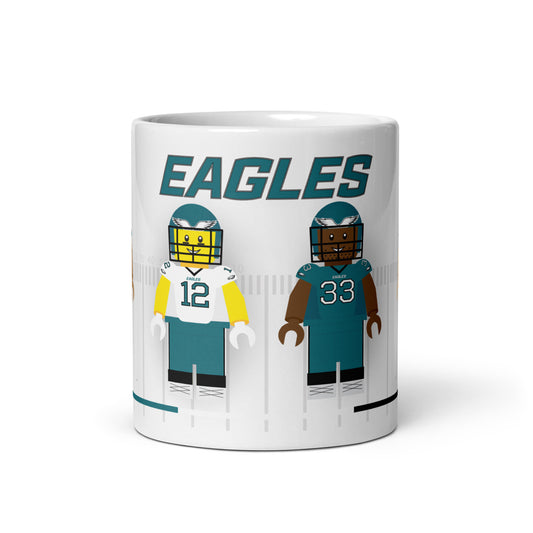 Philadelphia Eagles Block Men Team Mug