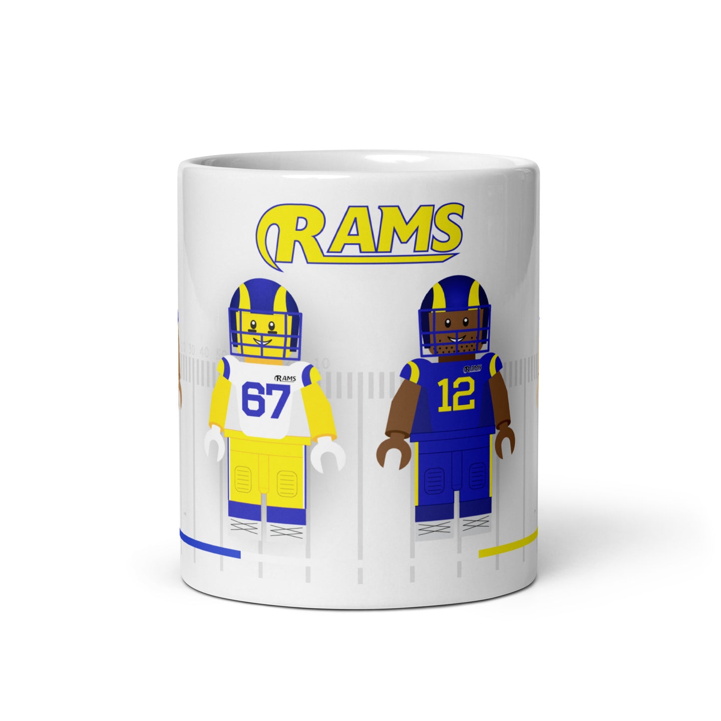 L.A Rams Block Men Team Mug