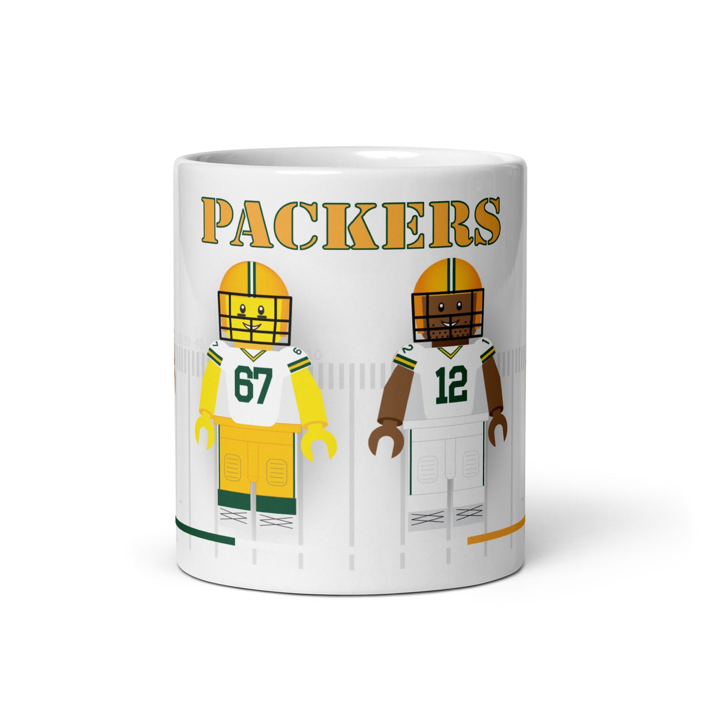 Green Bay Packers Block Men Team Mug