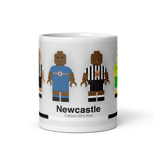 Newcastle United Mug - Retro Block Men Football Kits
