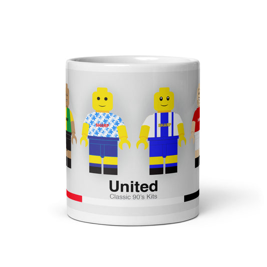 Manchester United - Lego Team - Classic 90's Kits - Mug