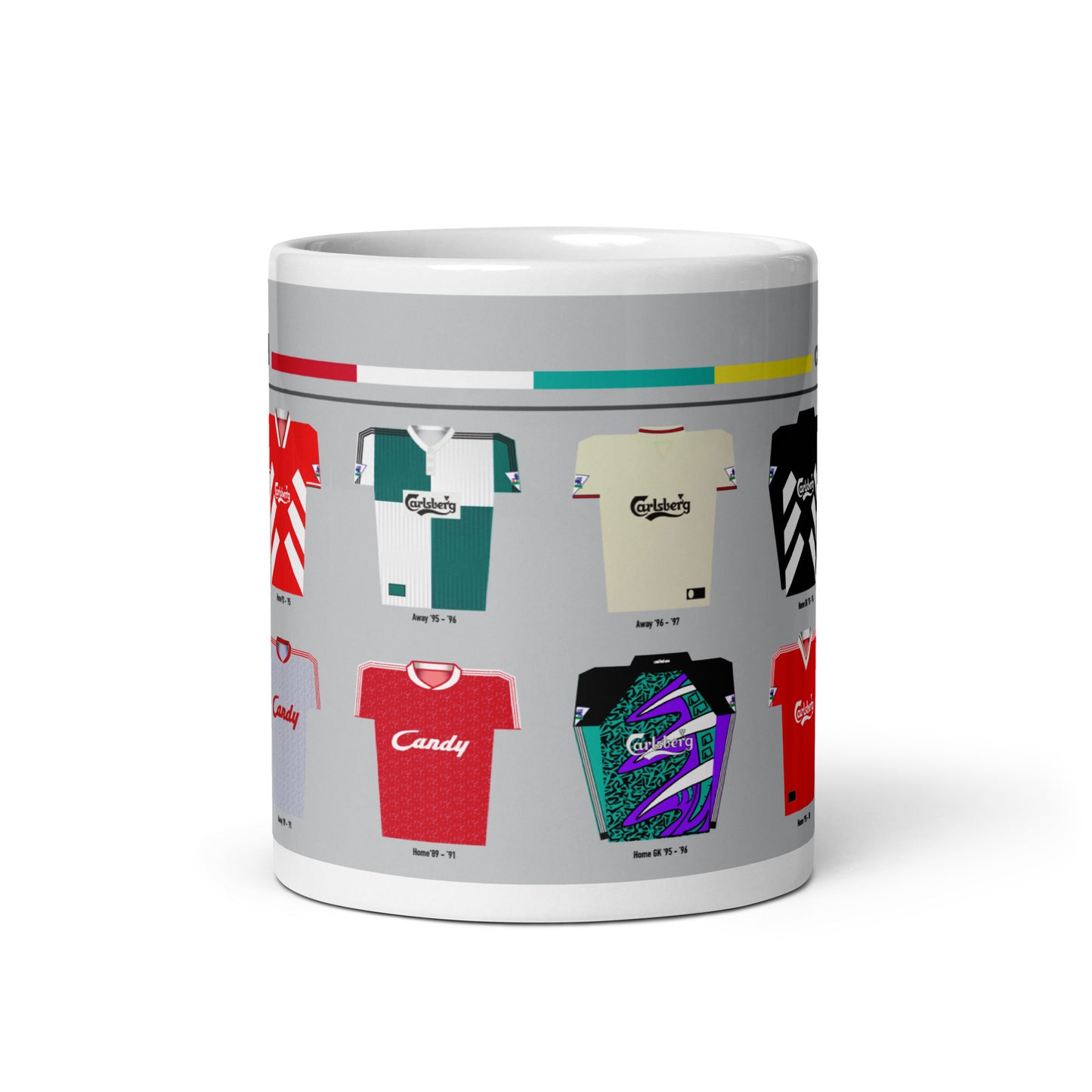 Liverpool Classic 90's Kits Mug