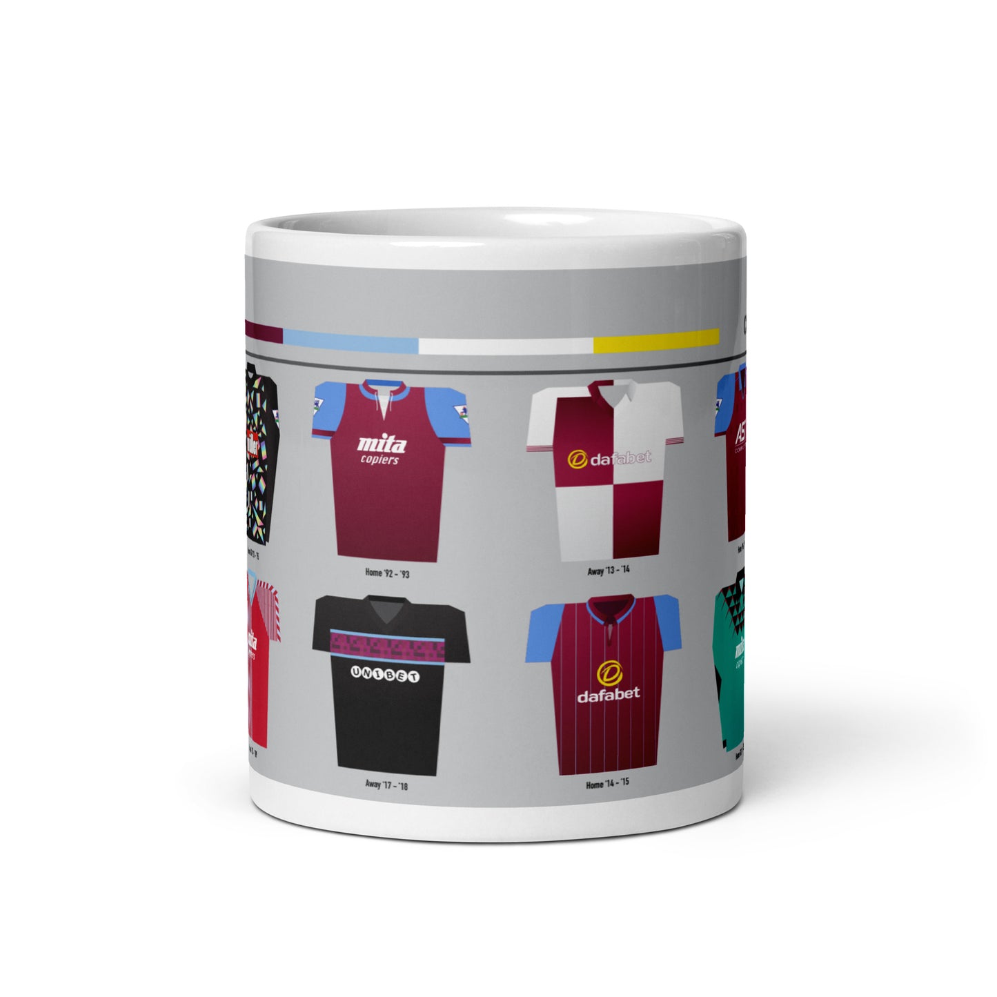 Aston Villa Classic Kits Mug