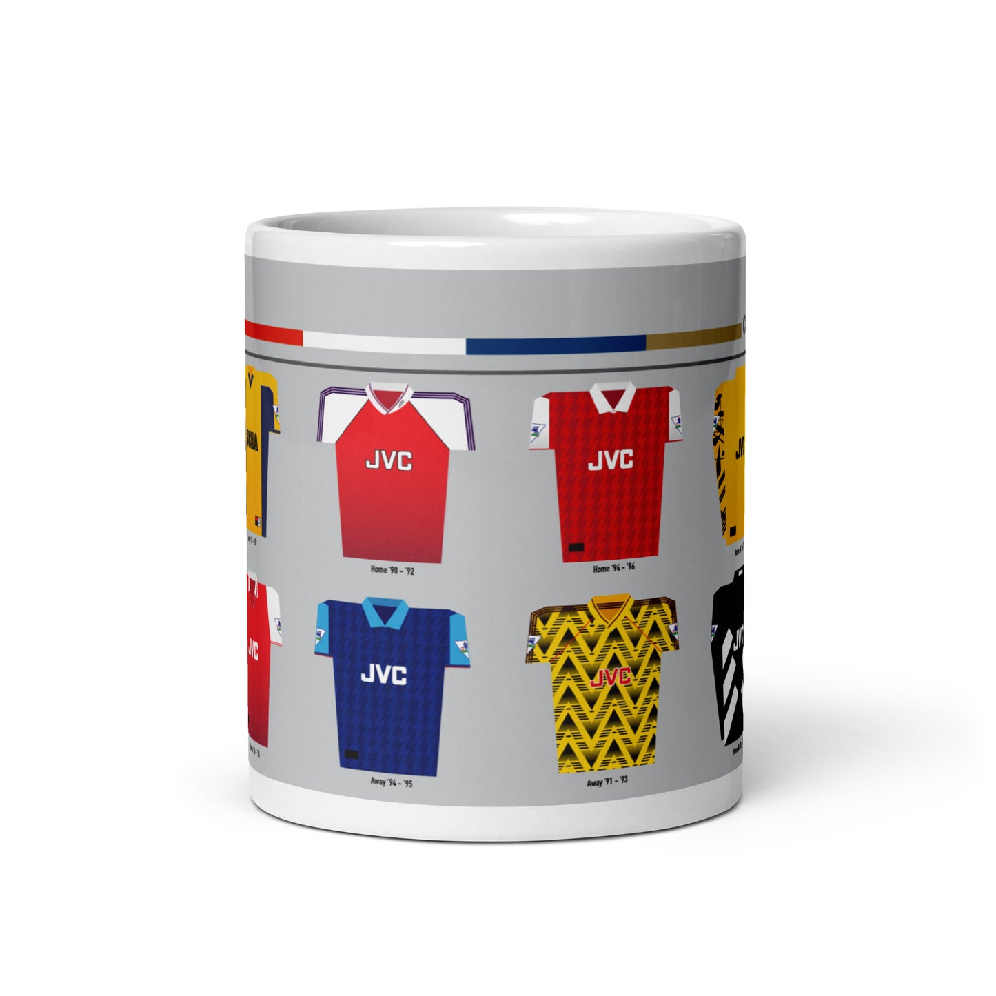 Arsenal Classic 90's Kits Mug