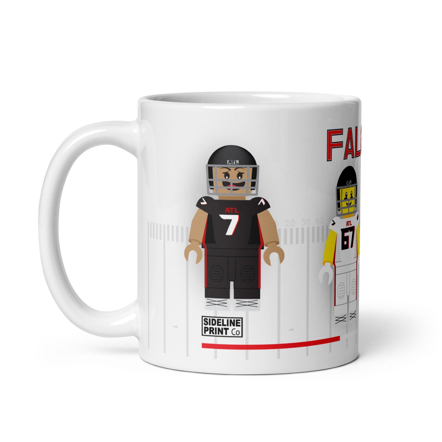 Atlanta Falcons Block Men Team Mug