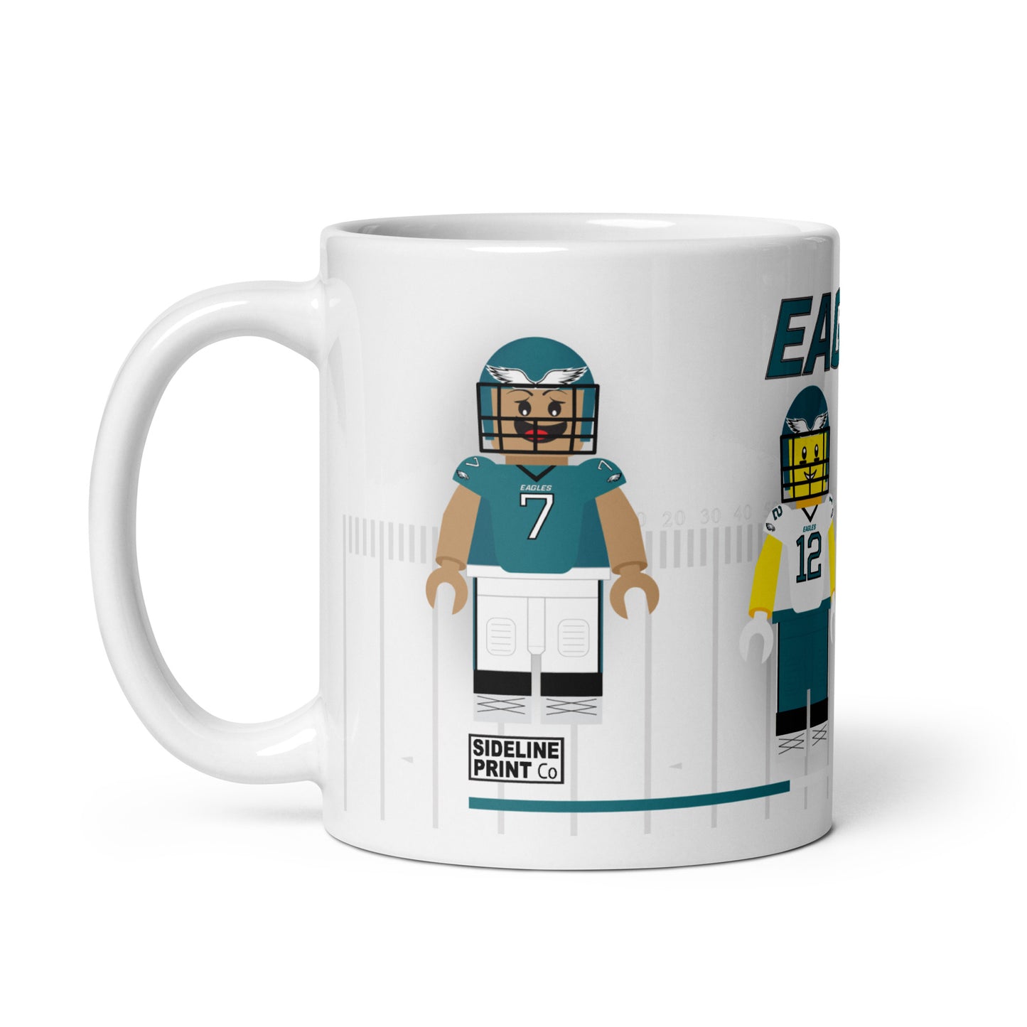 Philadelphia Eagles Block Men Team Mug