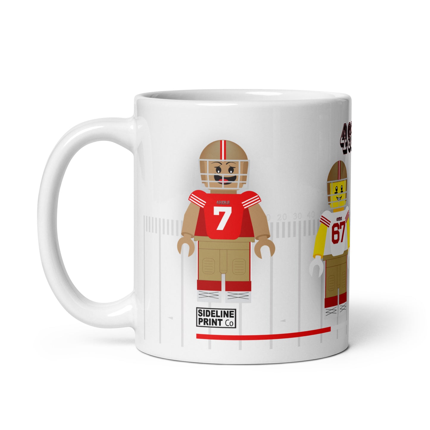 San Francisco 49ers Block Men Team Mug