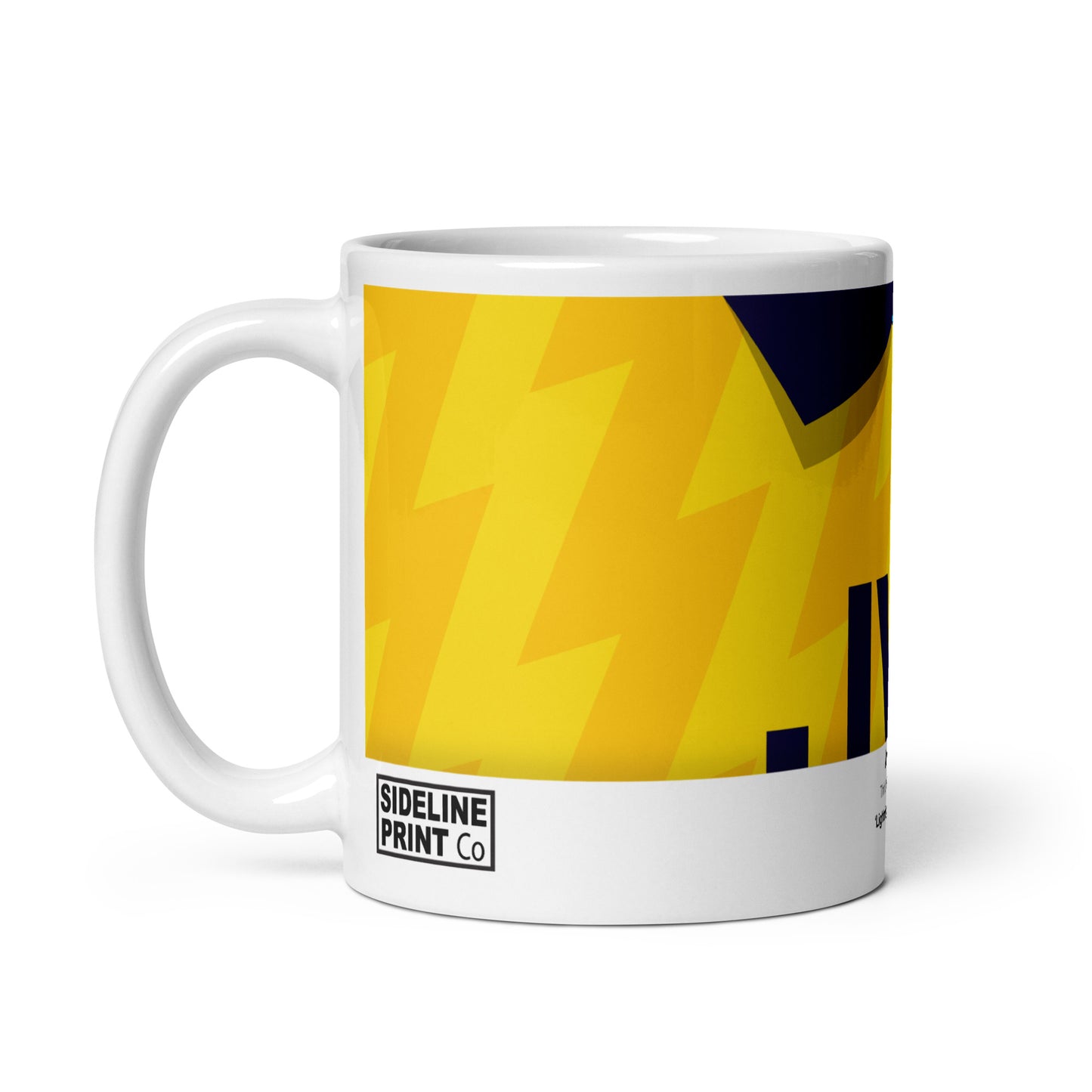 Arsenal Supporters Mug - Yellow Lightning