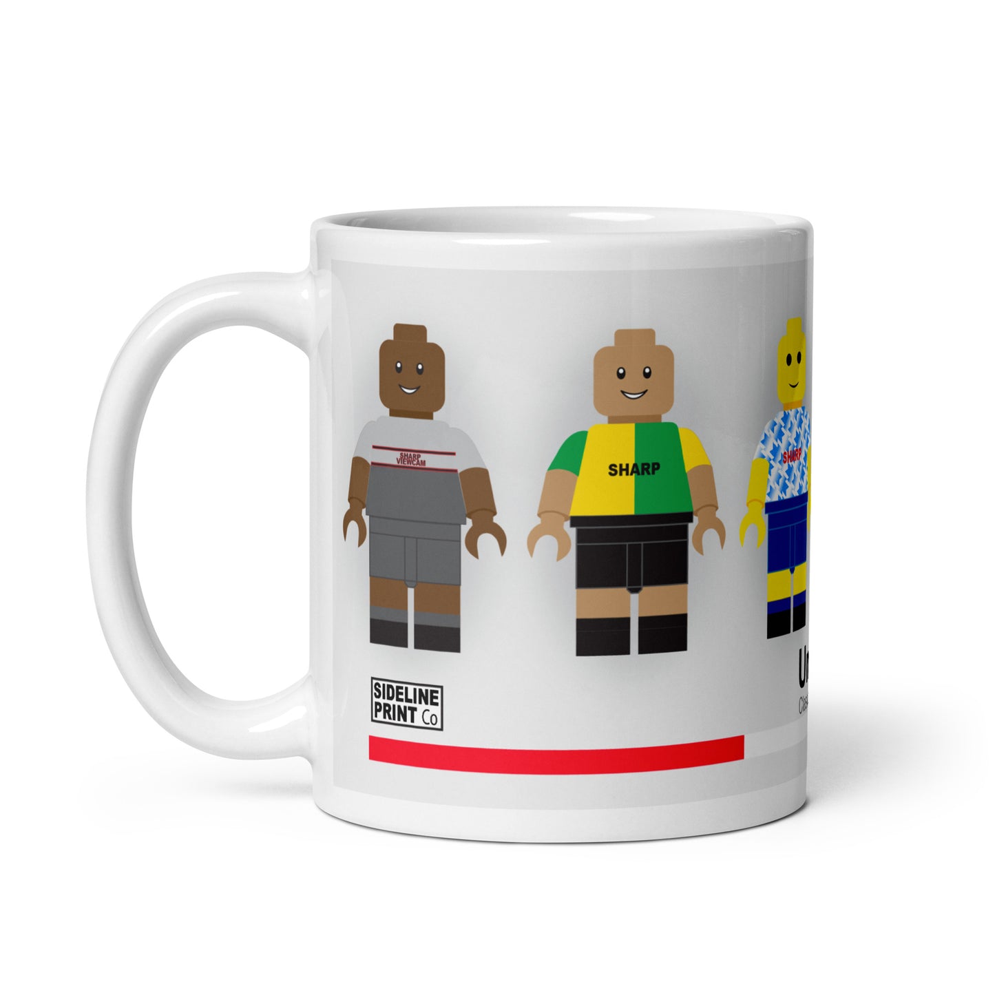 Manchester United - Lego Team - Classic 90's Kits - Mug