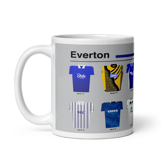 Everton Classic Kits Mug