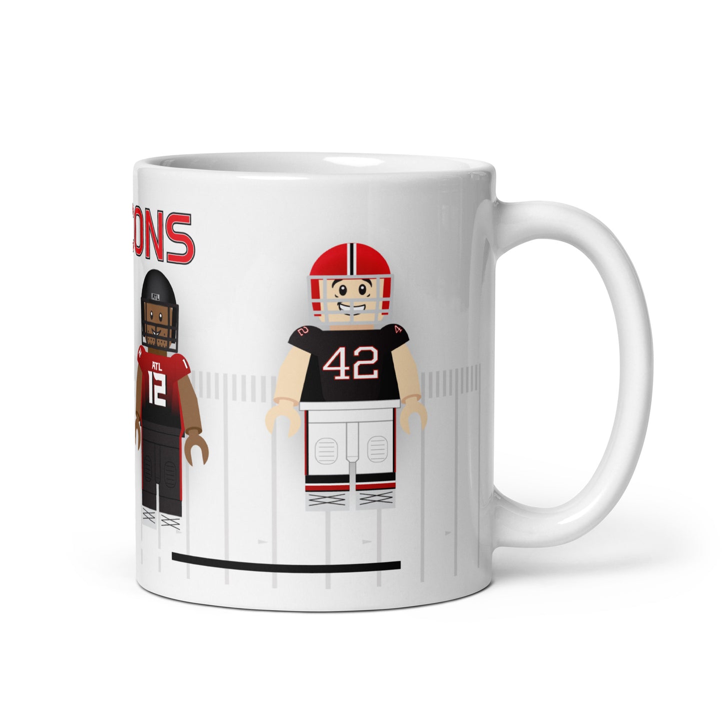 Atlanta Falcons Block Men Team Mug