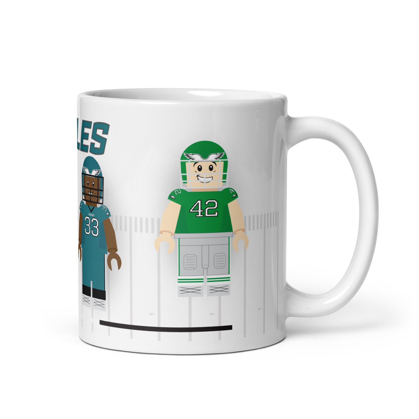 Philadelphia Eagles Block Men Team Mug