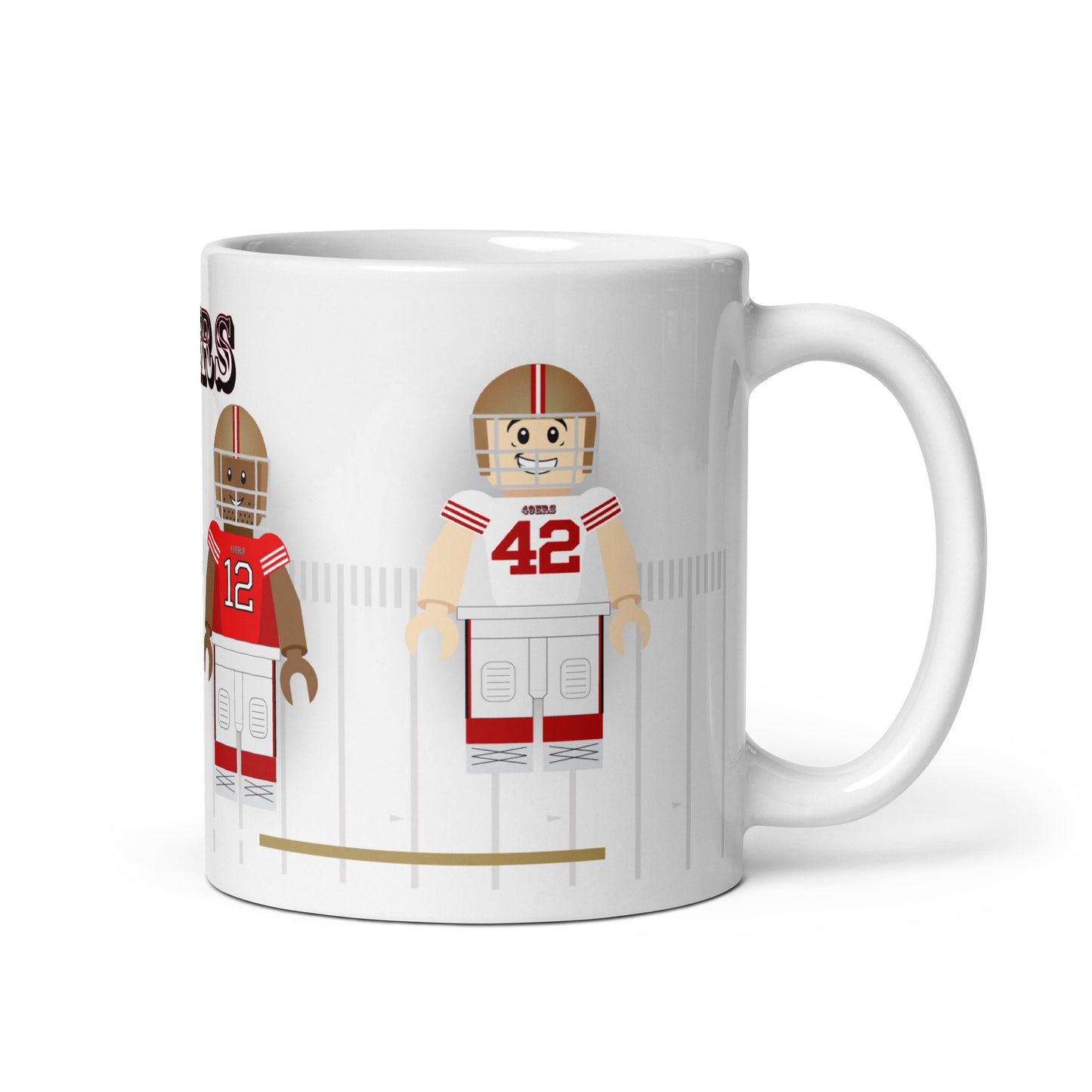 San Francisco 49ers Block Men Team Mug