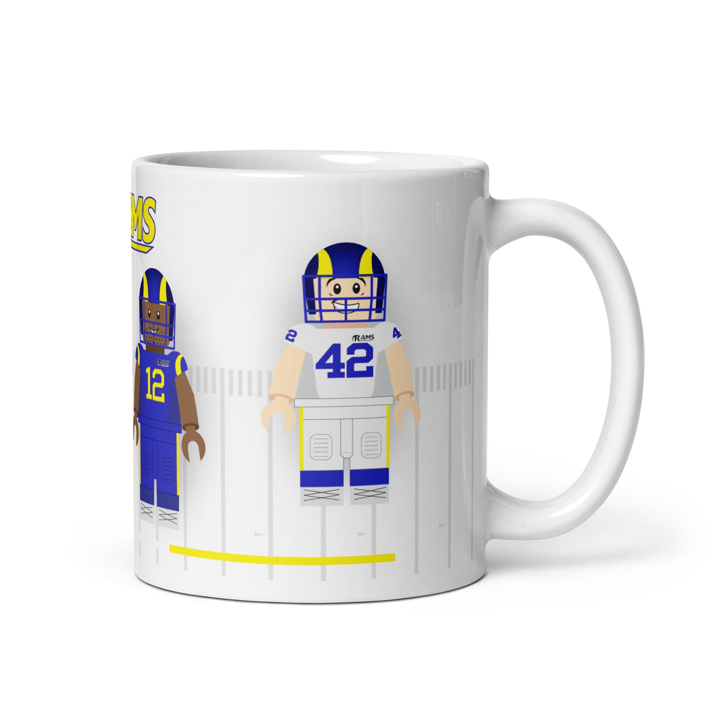 L.A Rams Block Men Team Mug