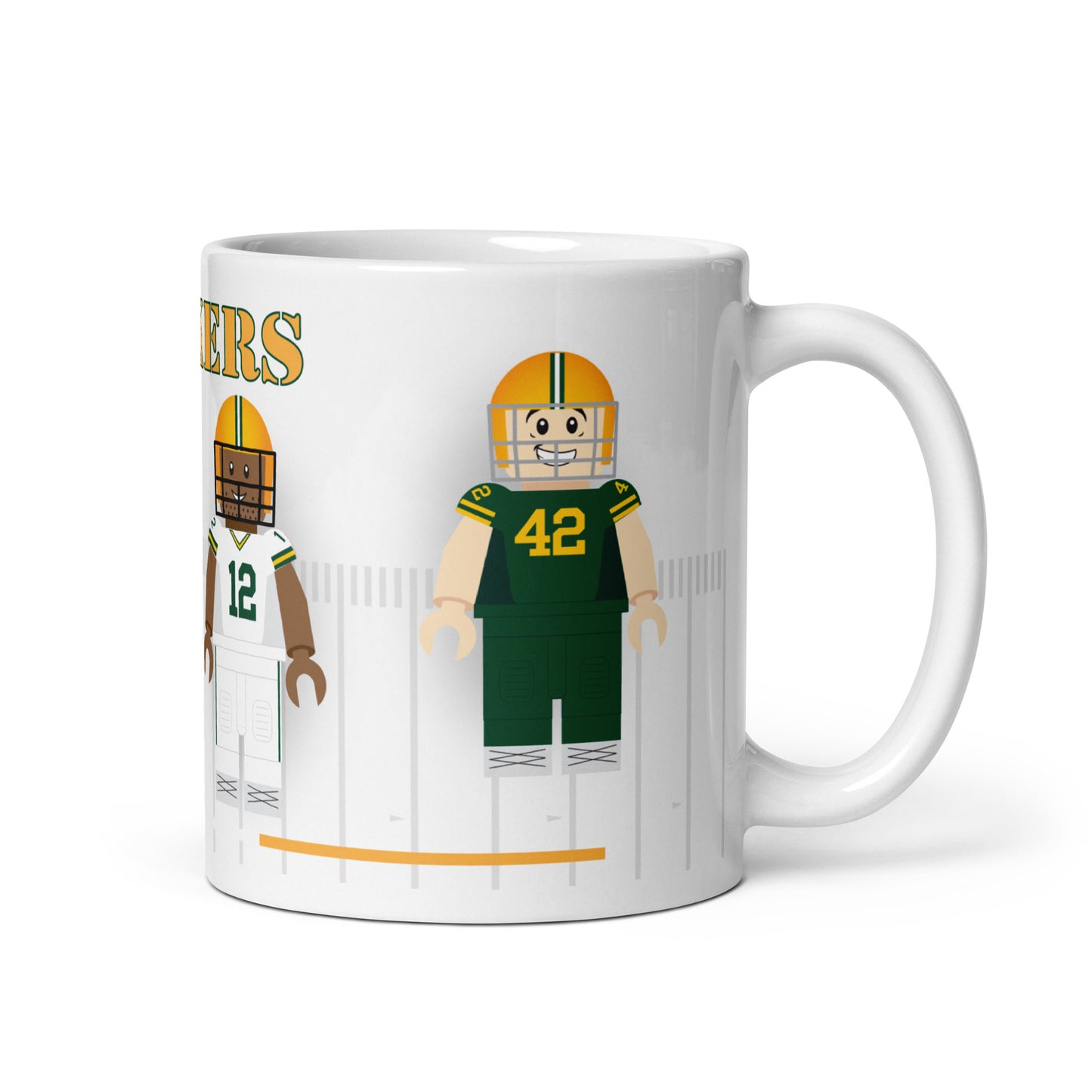 Green Bay Packers Block Men Team Mug