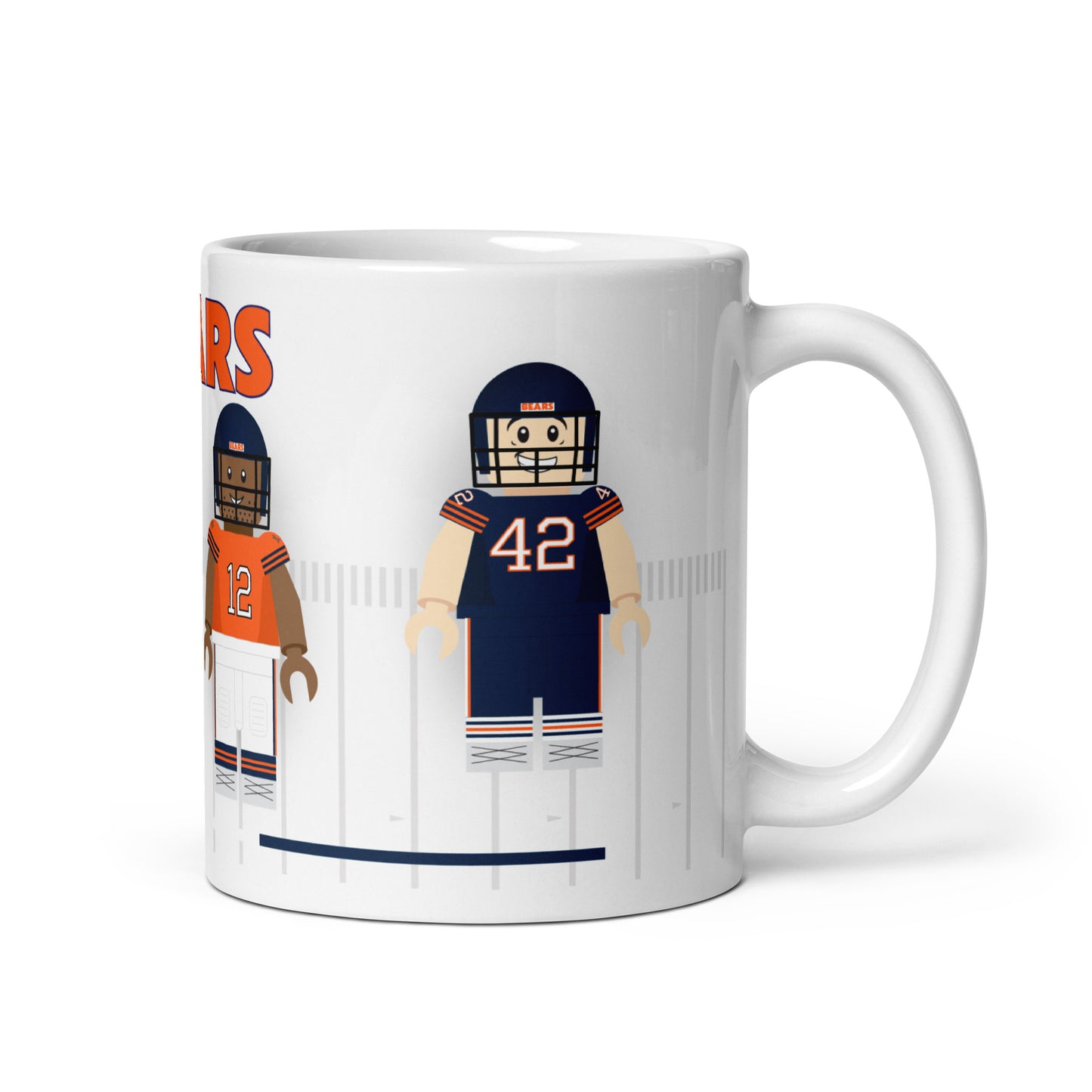 Chicago Bears Block Men Team Mug