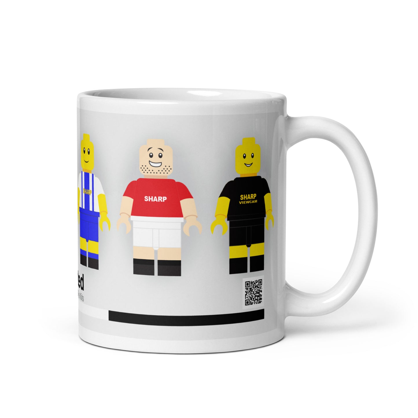 Manchester United - Lego Team - Classic 90's Kits - Mug