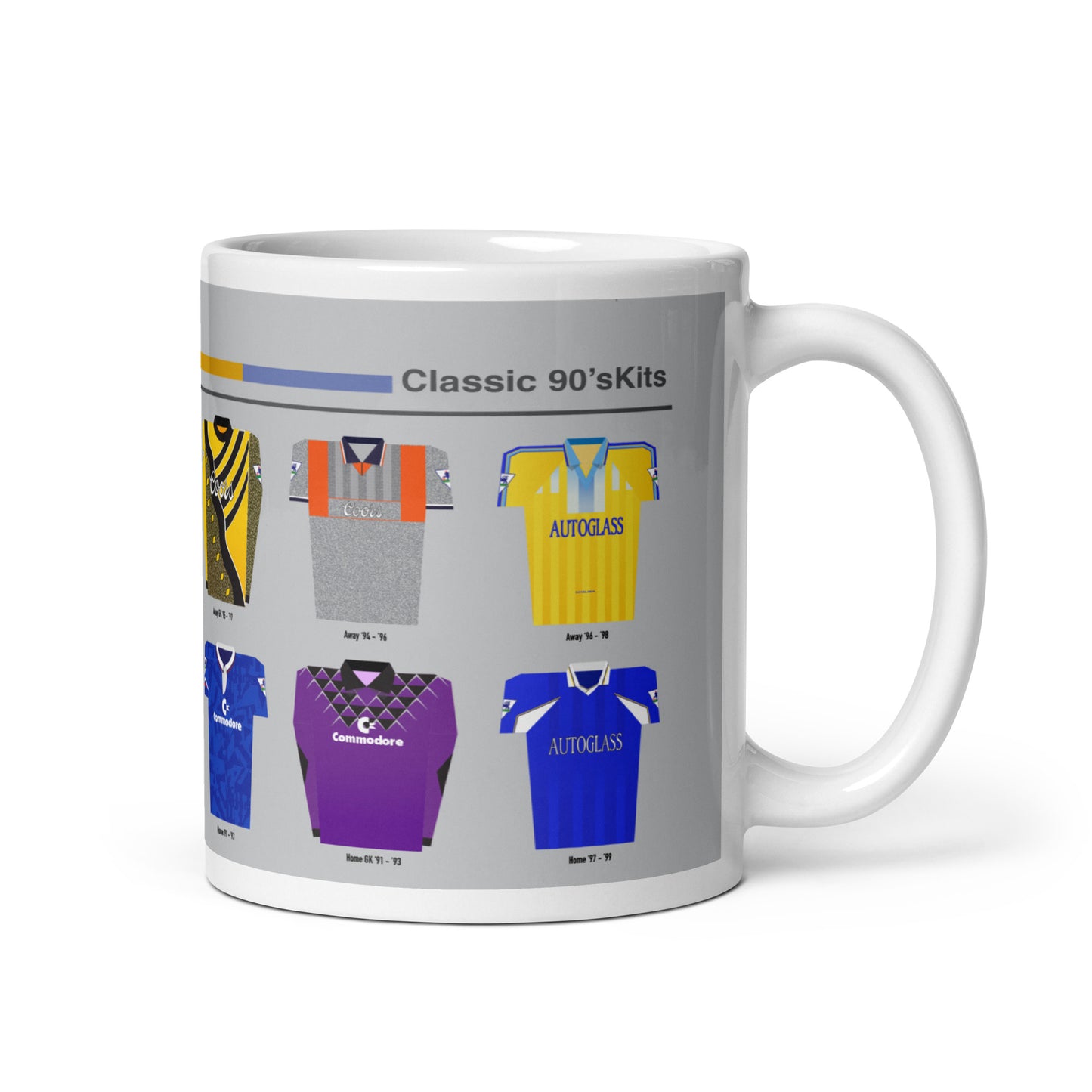 Chelsea Classic 90's Kits Mug