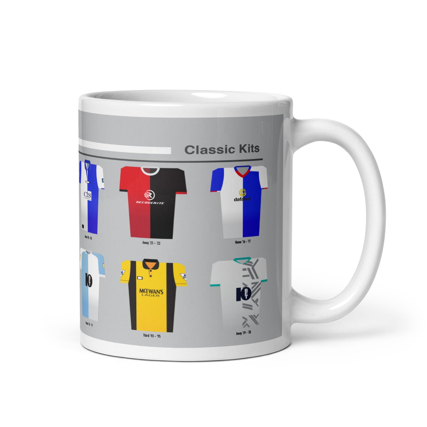 Blackburn Rovers Classic Kits Mug