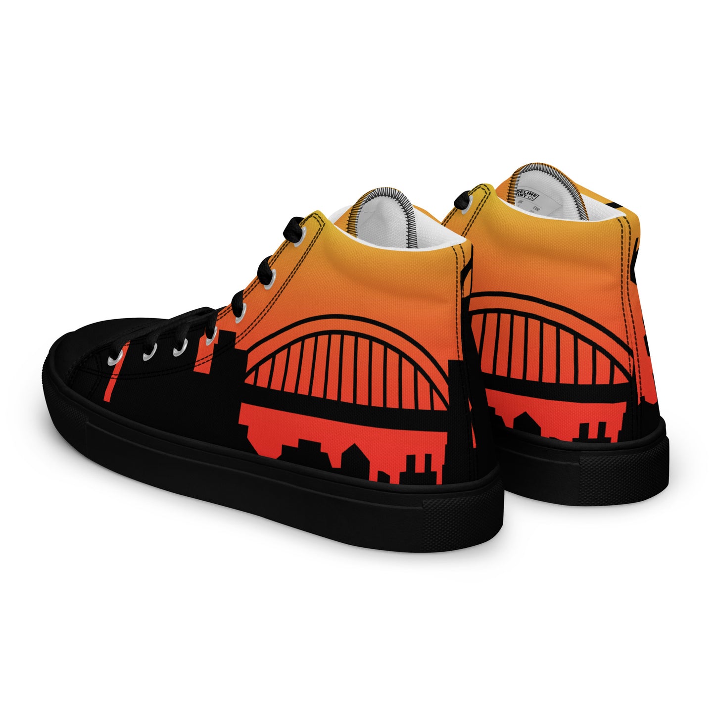 Women’s high top canvas shoes - Newcastle United 'Sunrise'