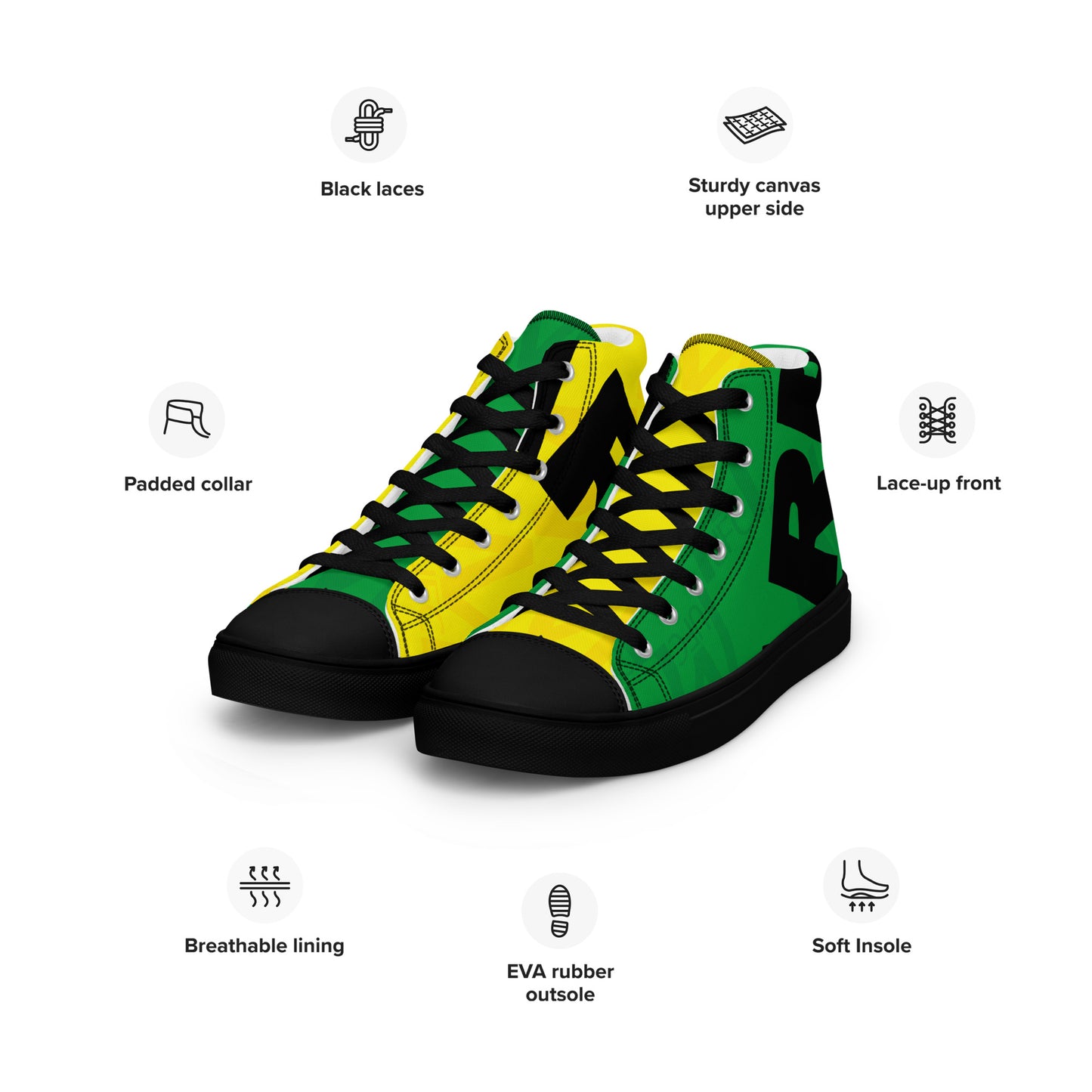 Women’s high top canvas shoes - Man United - 'Newton Heath'