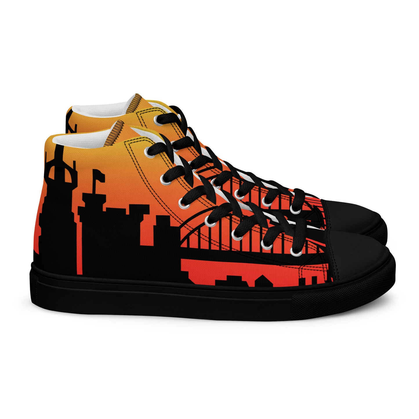 Women’s high top canvas shoes - Newcastle United 'Sunrise'