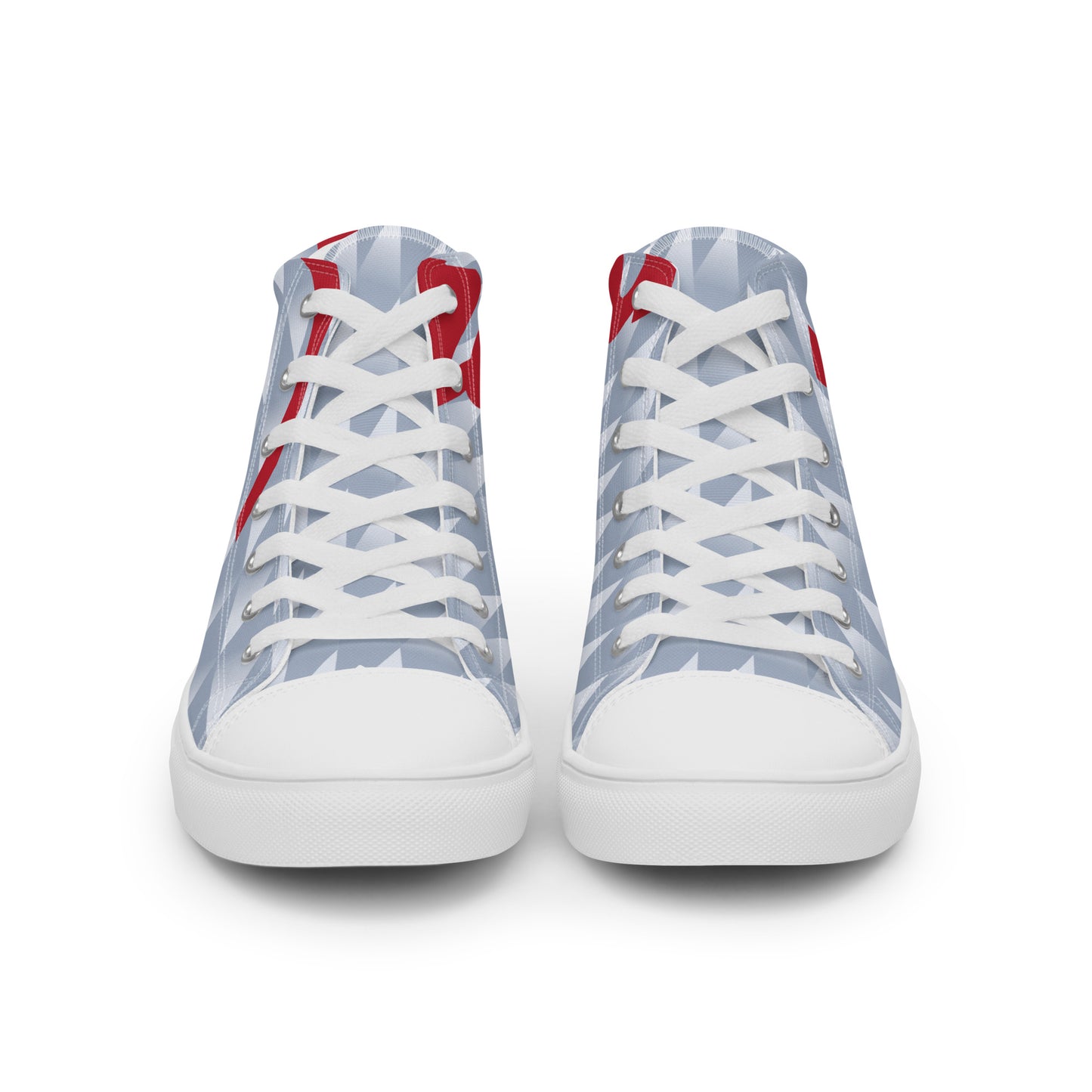 Women’s high top canvas shoes - Liverpool 'Grey Candy'