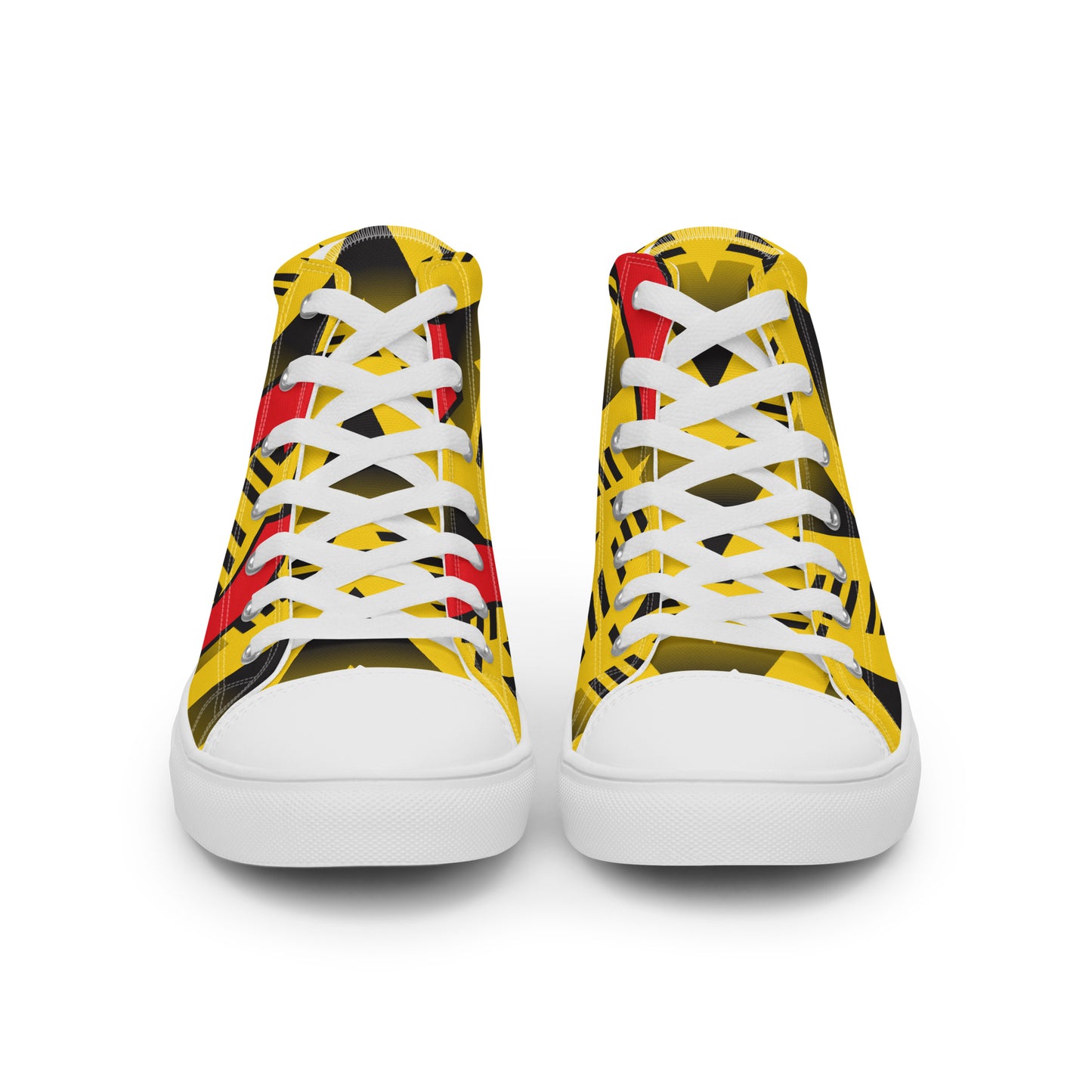 Women’s high top canvas shoes - Arsenal 'Bruised Banana'