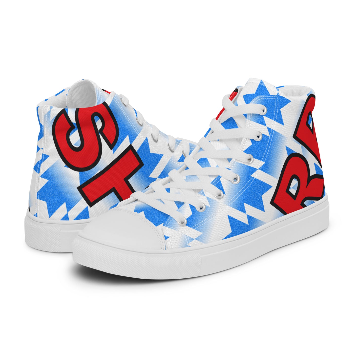 Women’s high top canvas shoes - Man United Snowflake