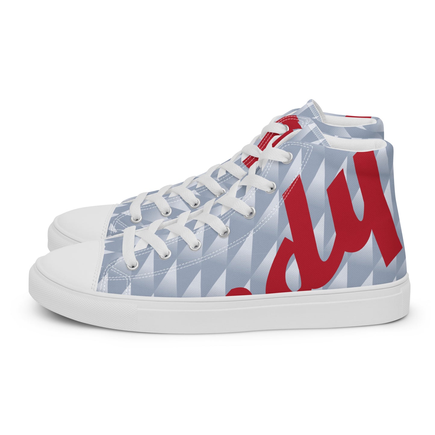 Women’s high top canvas shoes - Liverpool 'Grey Candy'