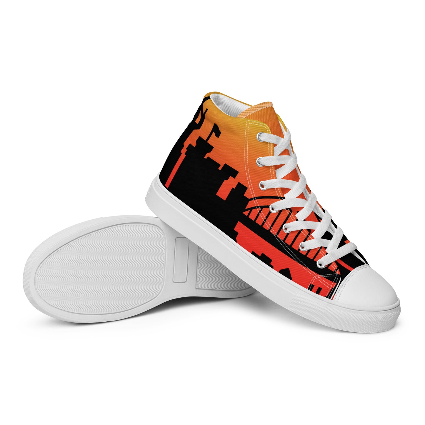 Women’s high top canvas shoes - Newcastle United 'Sunrise'