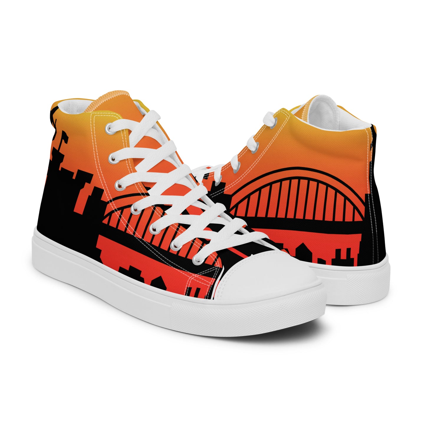 Women’s high top canvas shoes - Newcastle United 'Sunrise'