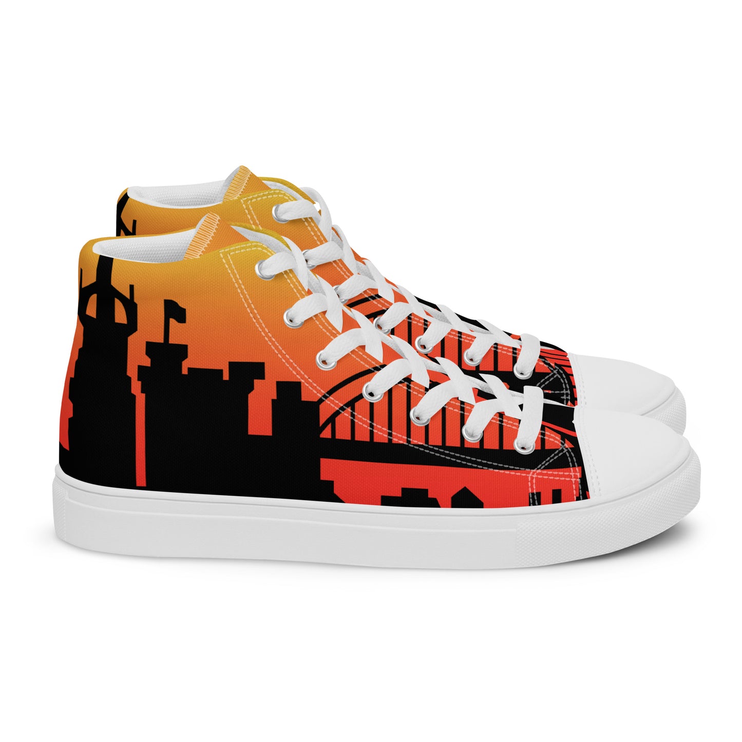 Women’s high top canvas shoes - Newcastle United 'Sunrise'