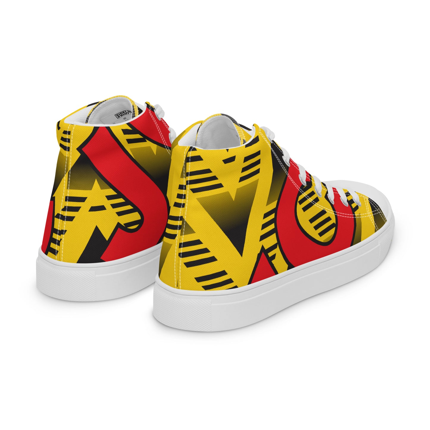 Women’s high top canvas shoes - Arsenal 'Bruised Banana'