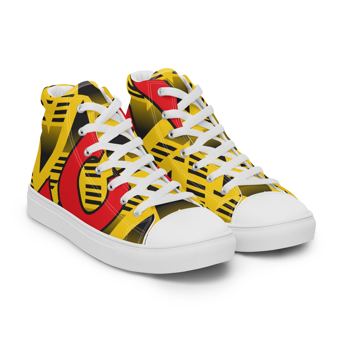 Women’s high top canvas shoes - Arsenal 'Bruised Banana'