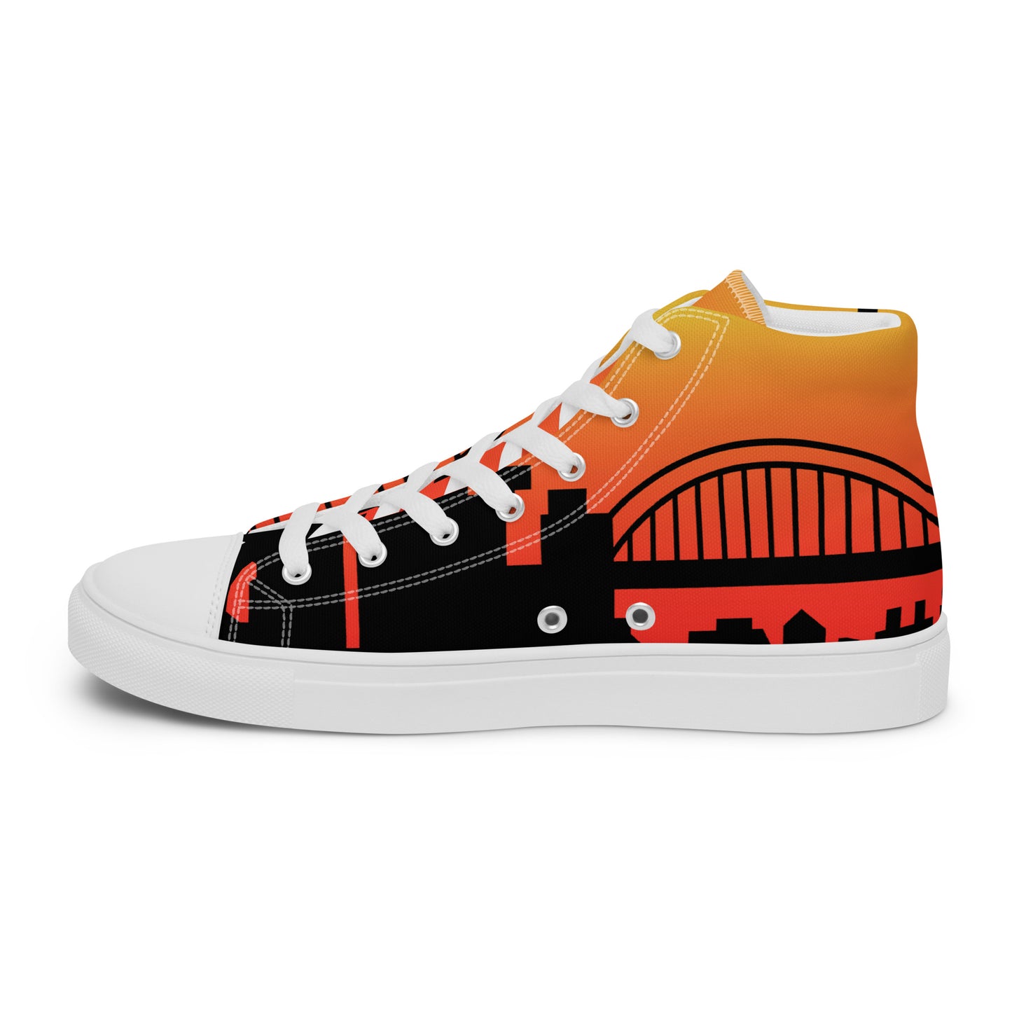 Women’s high top canvas shoes - Newcastle United 'Sunrise'