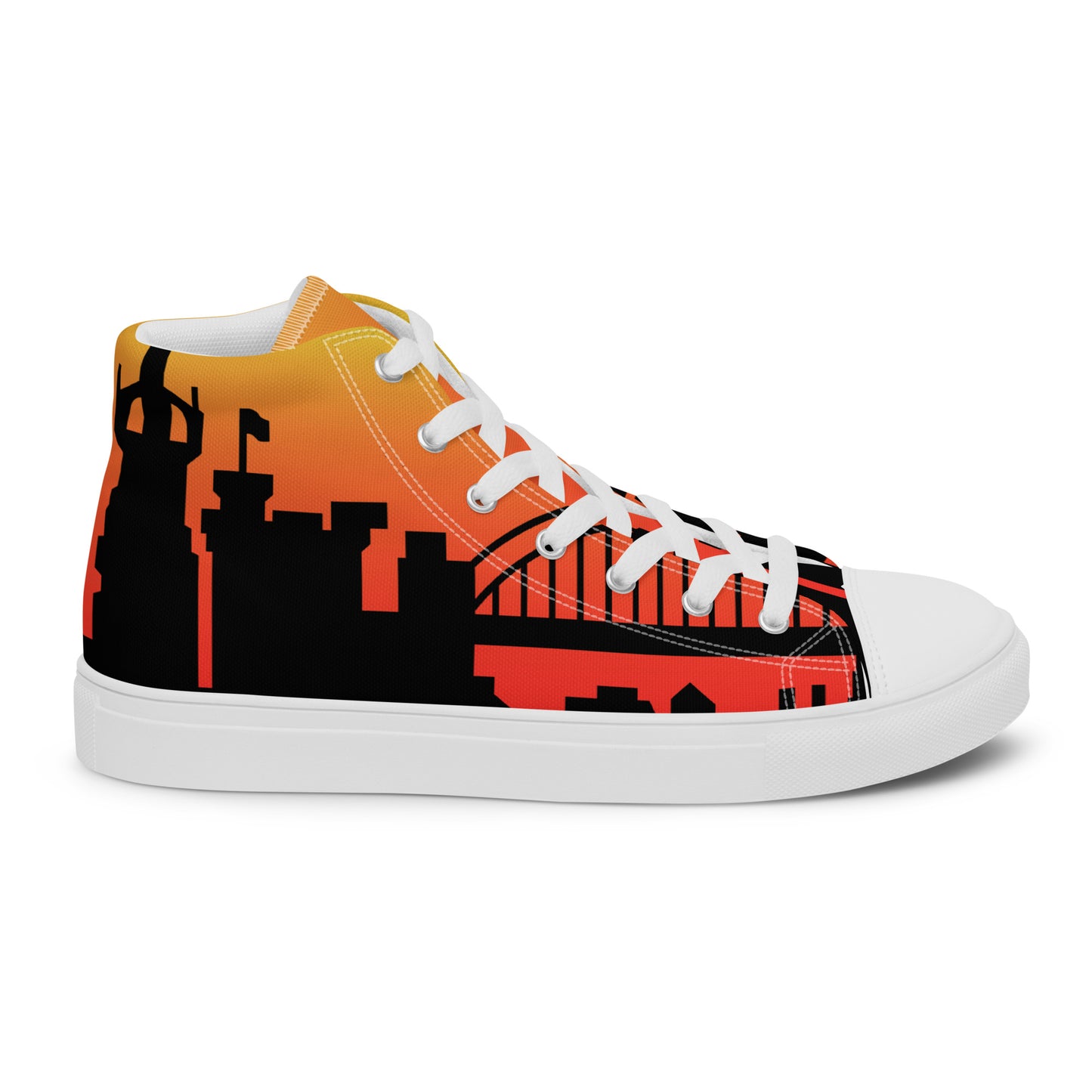 Women’s high top canvas shoes - Newcastle United 'Sunrise'