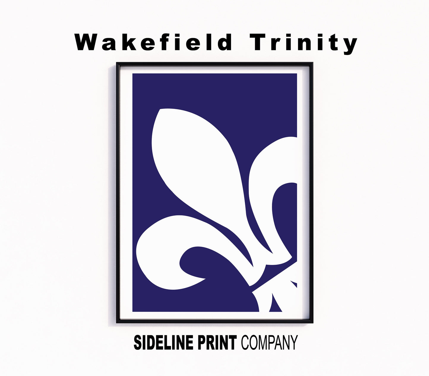 Wakefield Trinity  - Fleur De Lis - Rugby League - Wall Art