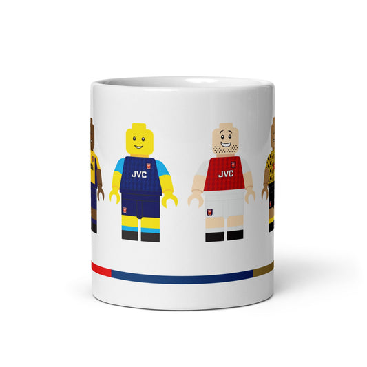 Arsenal Mug - Retro Block Men Mug - White glossy finish