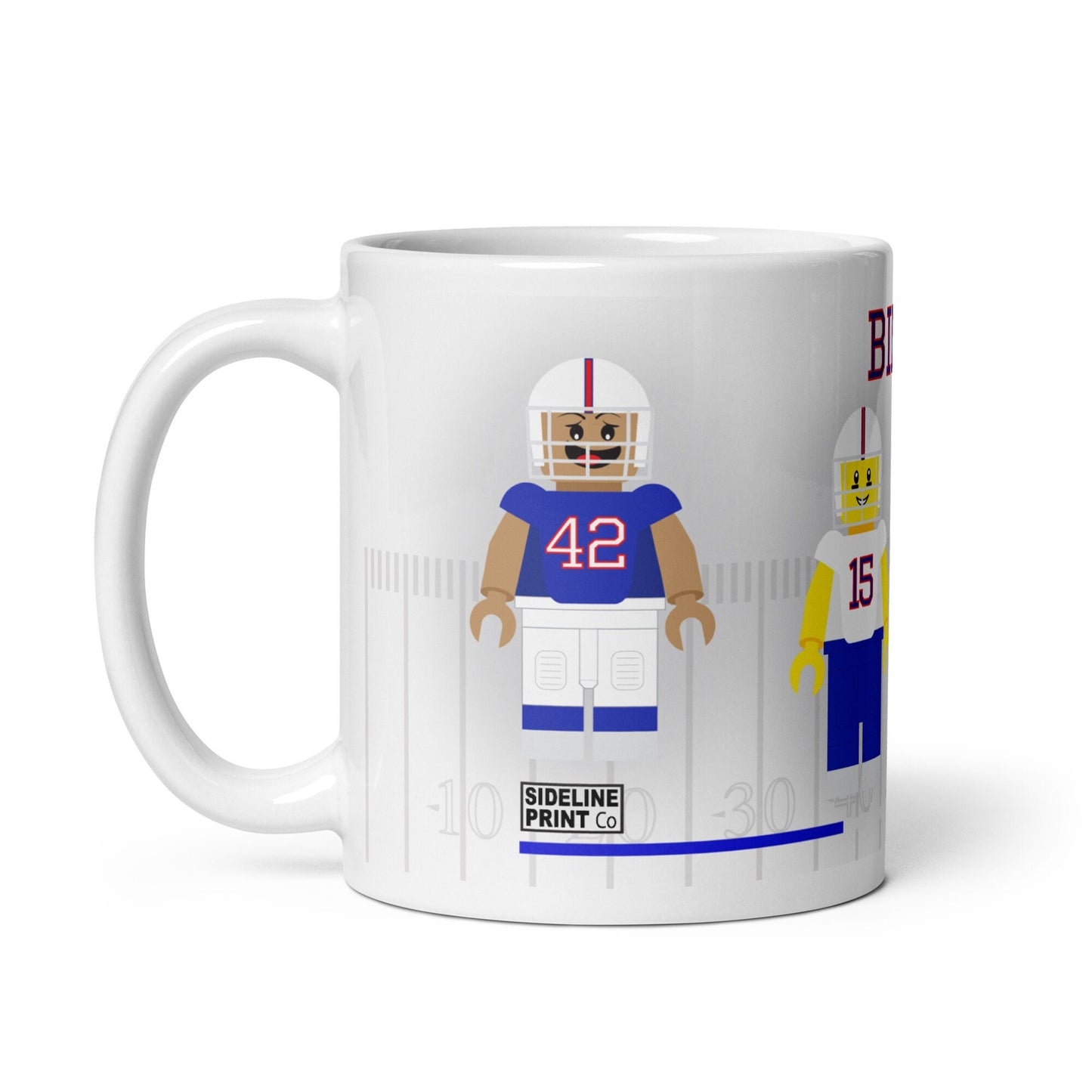 Buffalo Bills Block Men Team Mug