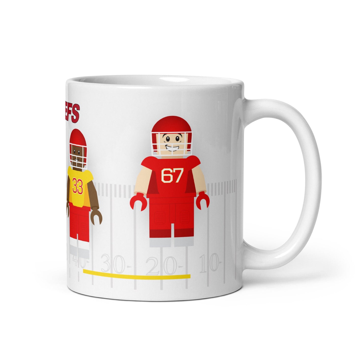 Kansas City Chiefs Block Men Team Mug